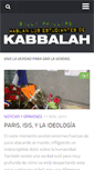 Mobile Screenshot of hablan-los-estudiantes-de-kabbalah.com