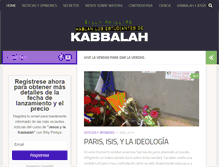 Tablet Screenshot of hablan-los-estudiantes-de-kabbalah.com